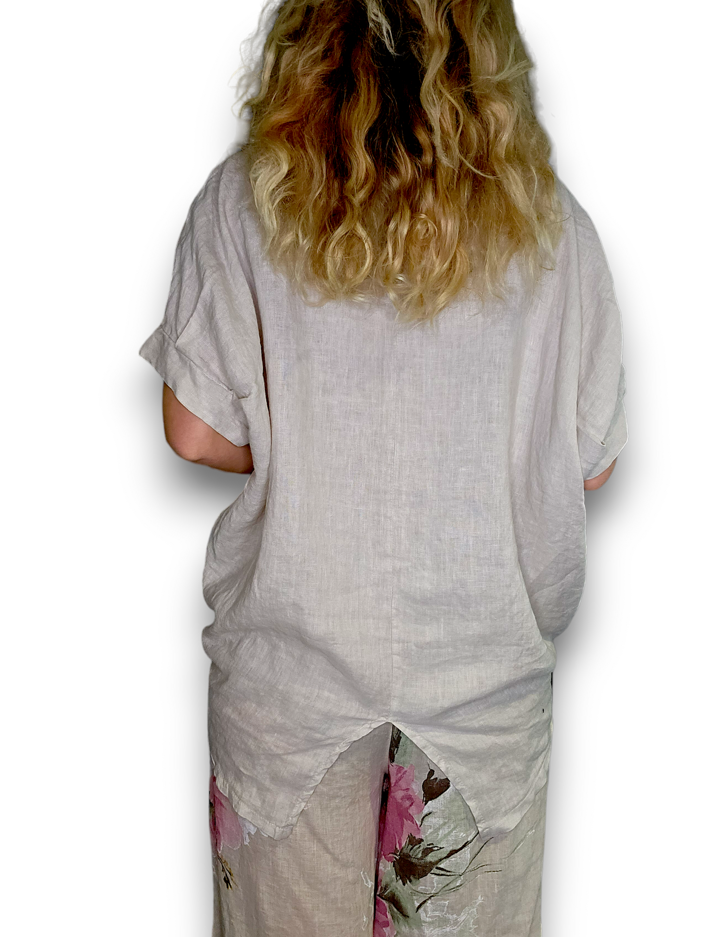 Helga May Beige Plain River Tee