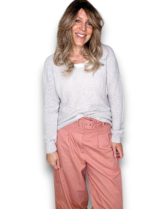 Baby Alpaca/Blend Knit Long Sleeve