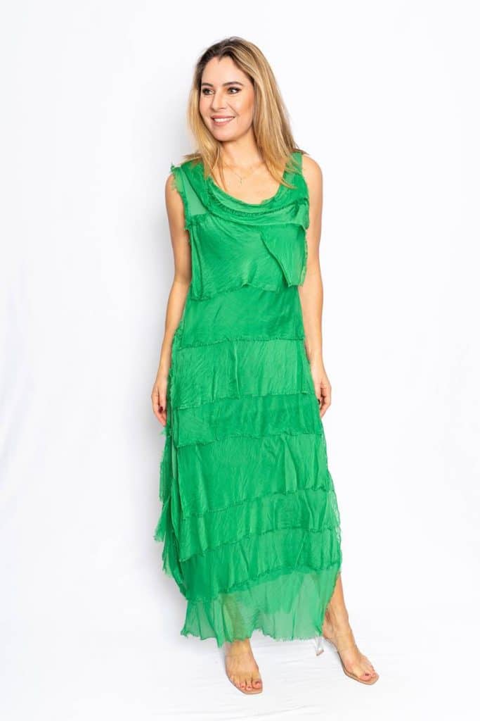 Natalia Maxi Dress | Apple Green