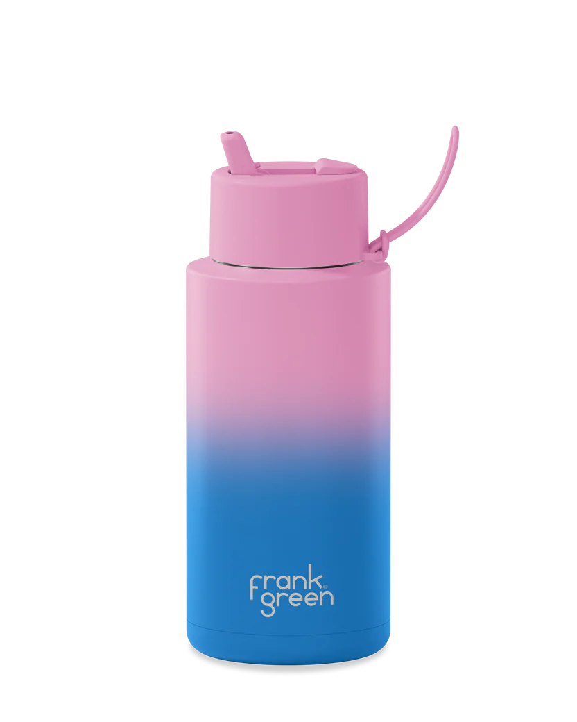 Frank Green Ceramic Reuseable Bottle - 1 Litre Wild Orchid