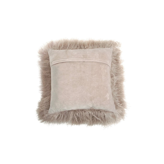 Tibetan Sheepskin Cushion • Birch
