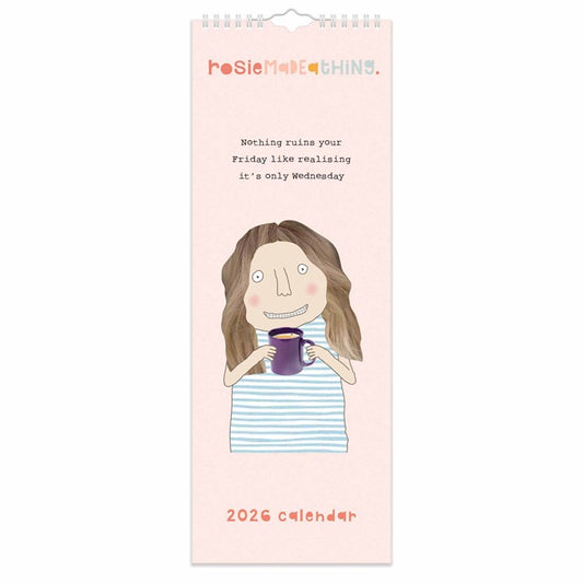 Rosie Made A Thing Slim Calendar 2026