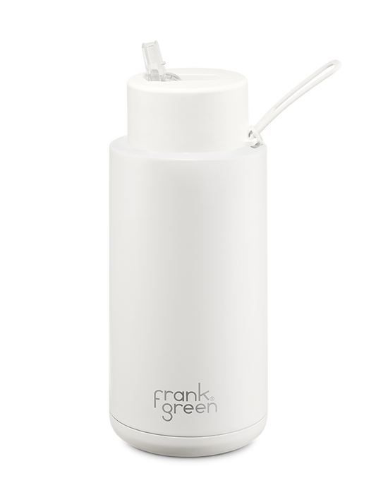 Frank Green Ceramic Reusable Bottle 1 litre | Cloud