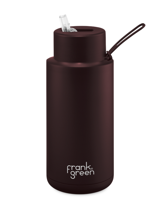 Limited Edition Ceramic Reusable Bottle - 34oz | Chocolate