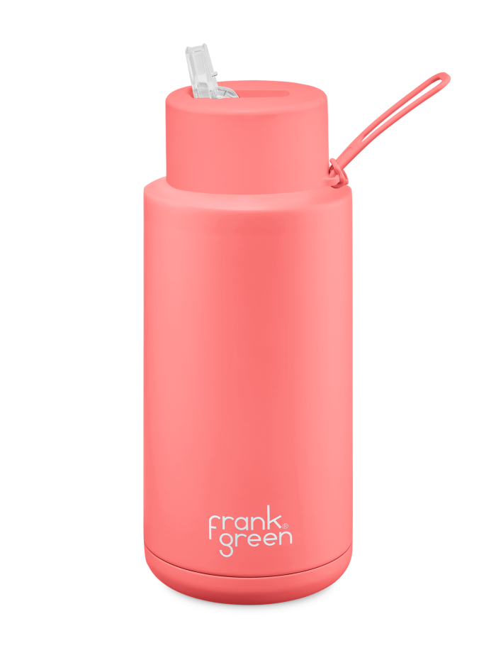 Limited Edition Ceramic Reusable Bottle - 34oz | Sweet Peach