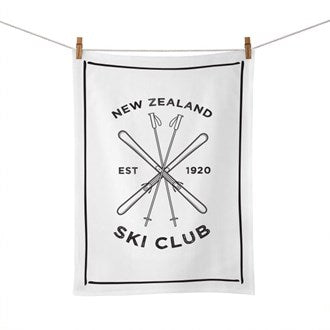 NZ Ski Club Tea Towel