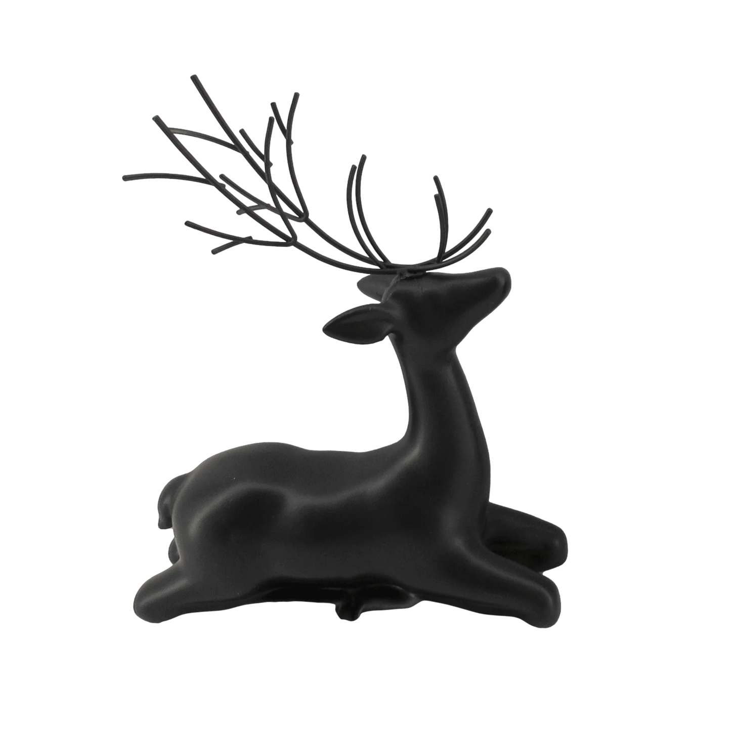 Black Laying Reindeer
