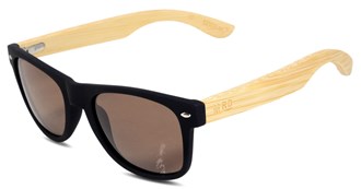 Moana Rd 50/50's | Black w/ brown lense natural arms