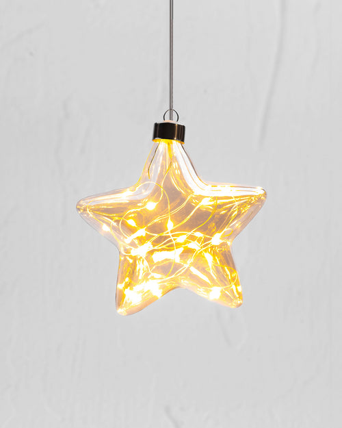 Hanging Glass Light | Champagne Star