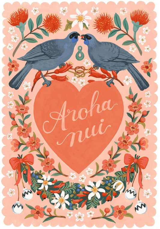 Wolfkamp & Stone - Aroha Nui - Wedding Card
