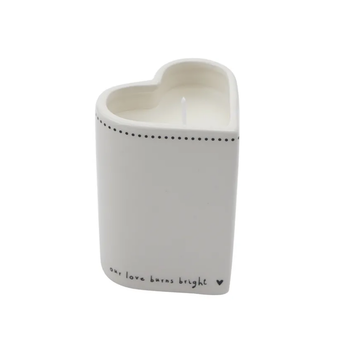 Vanilla Heart Candle