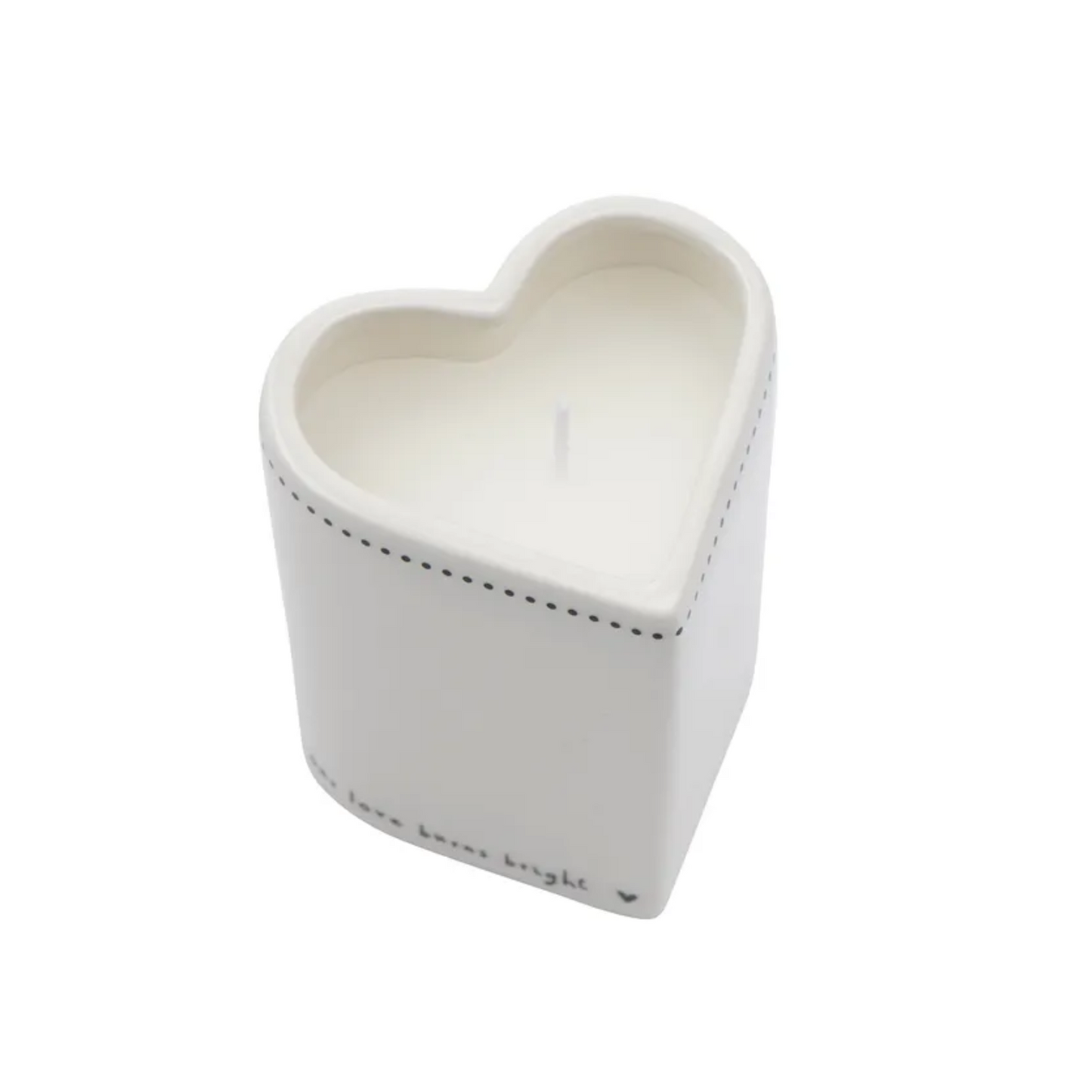 Vanilla Heart Candle