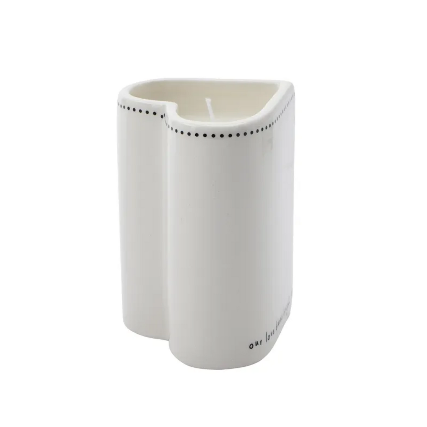Vanilla Heart Candle