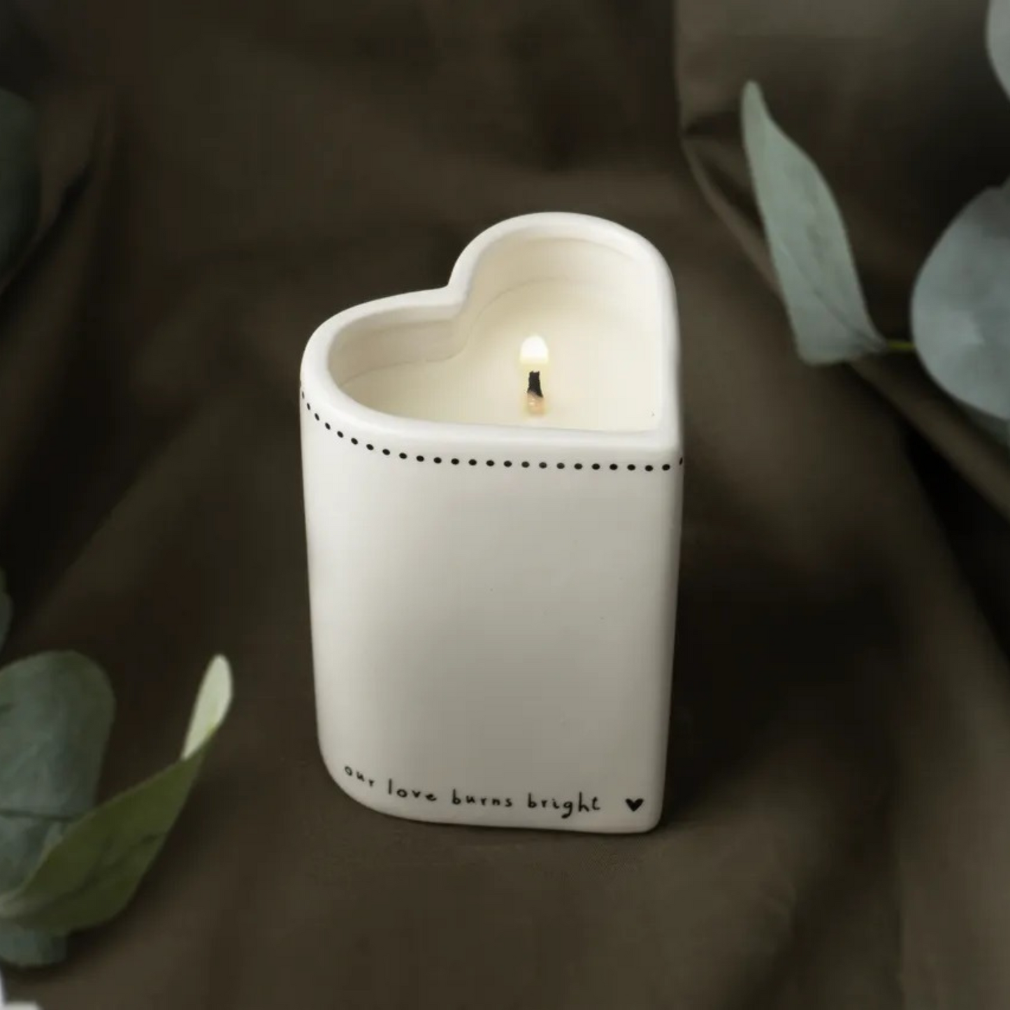 Vanilla Heart Candle