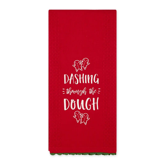 Christmas Baking Embellished Dishtowels