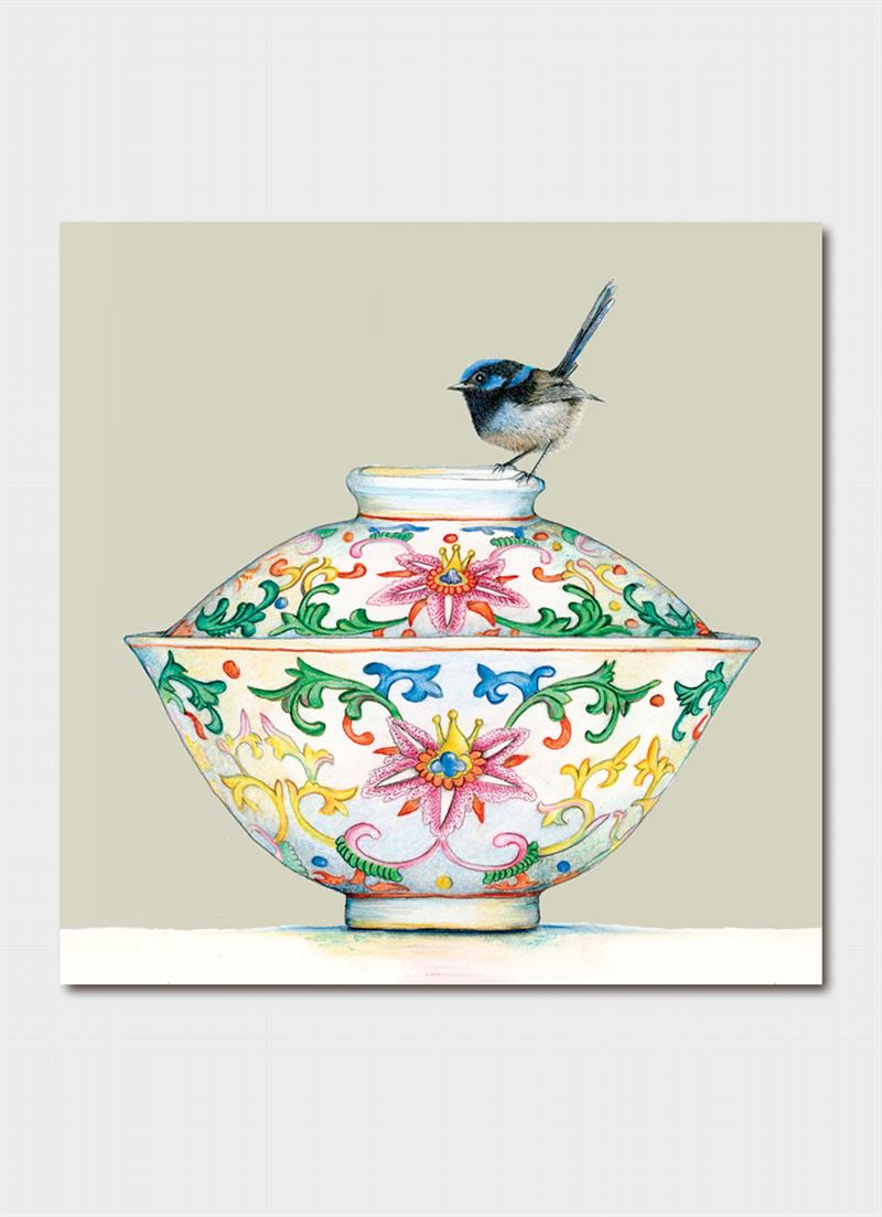 Blue Island Press - Visiting A Garden - Card
