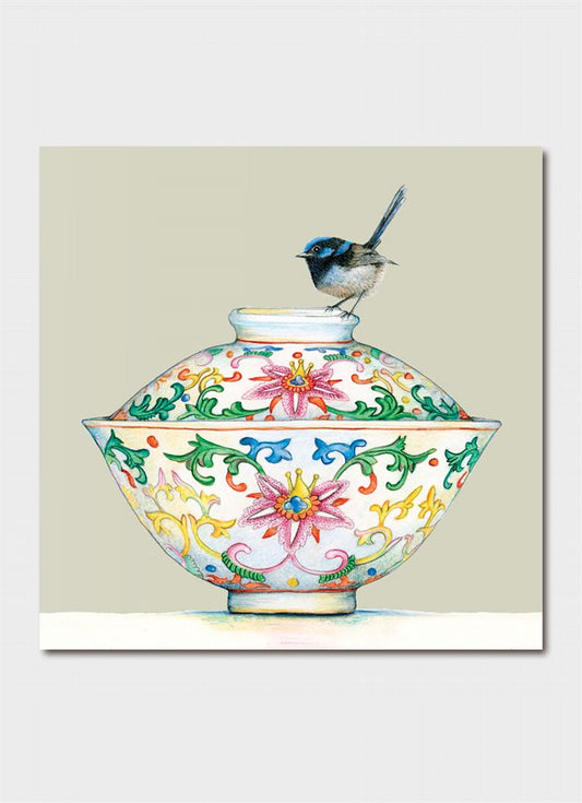 Blue Island Press - Visiting A Garden - Card