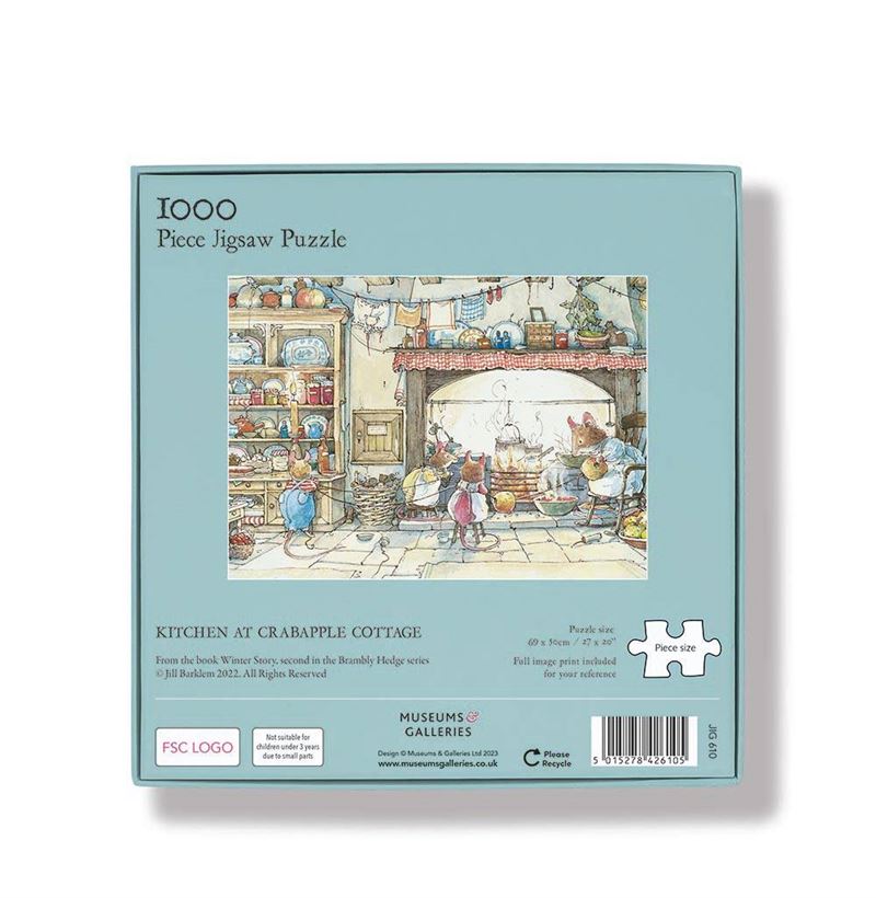 Museums & Galleries - Brambly Hedge 1000 Pce - Jigsaw Puzzles