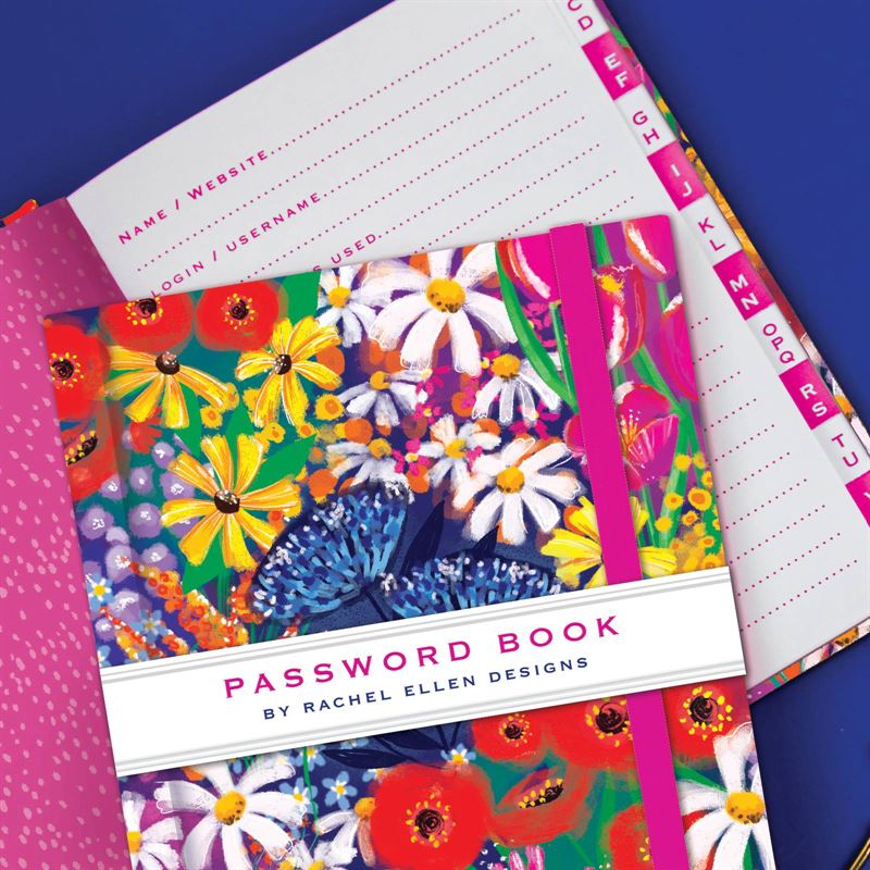 Rachel Ellen - Password Floral - Notebook