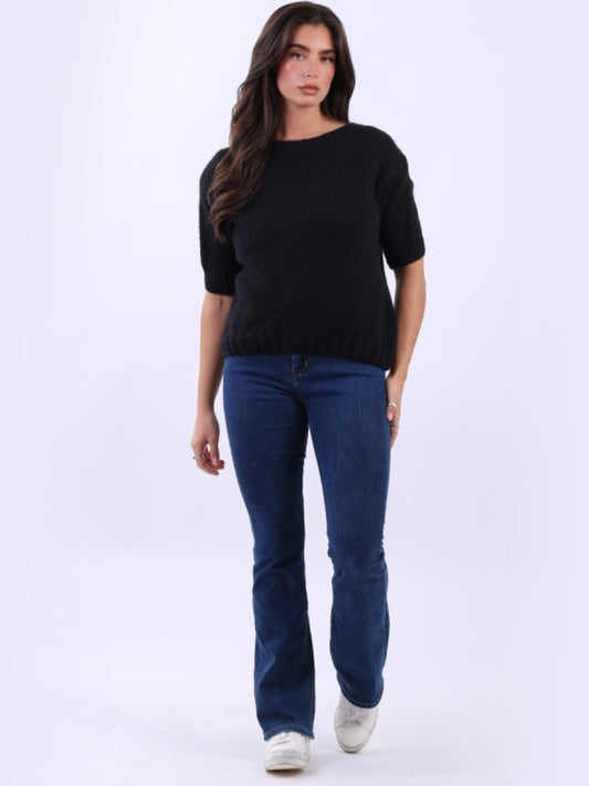 Anika Woollen Short Sleeve Top
