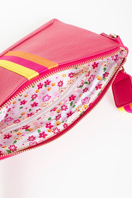 Ruby Bag | Raspberry Stripe