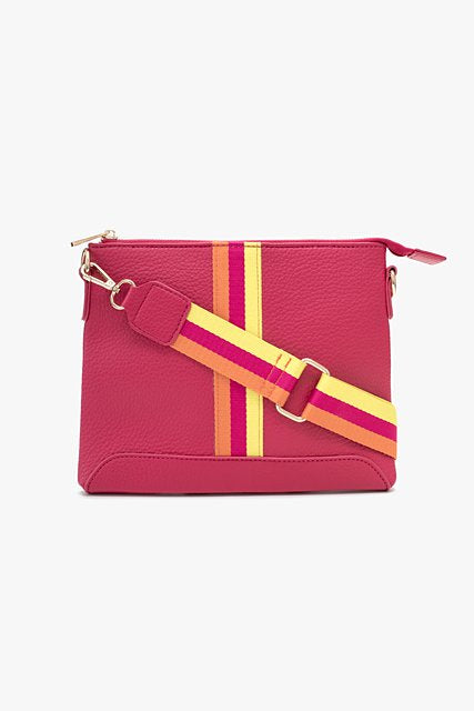 Ruby Bag | Raspberry Stripe