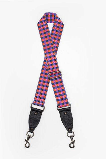 Bag Strap | Lilac & OJ Checked
