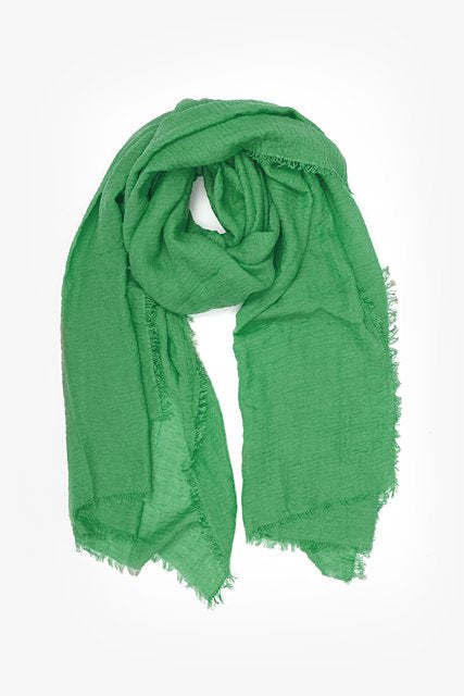 Block Colour Scarf | Green