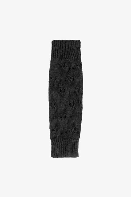 Eyelet Fingerless Gloves | Black
