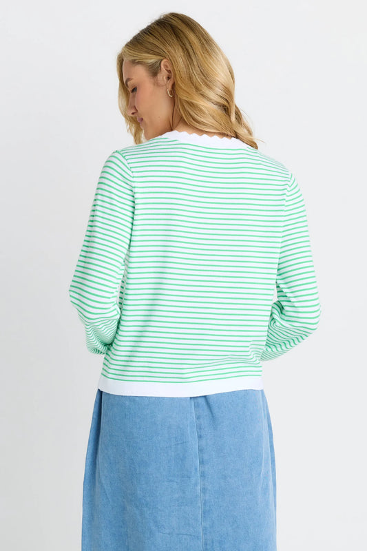 Scallop Knit Sweater