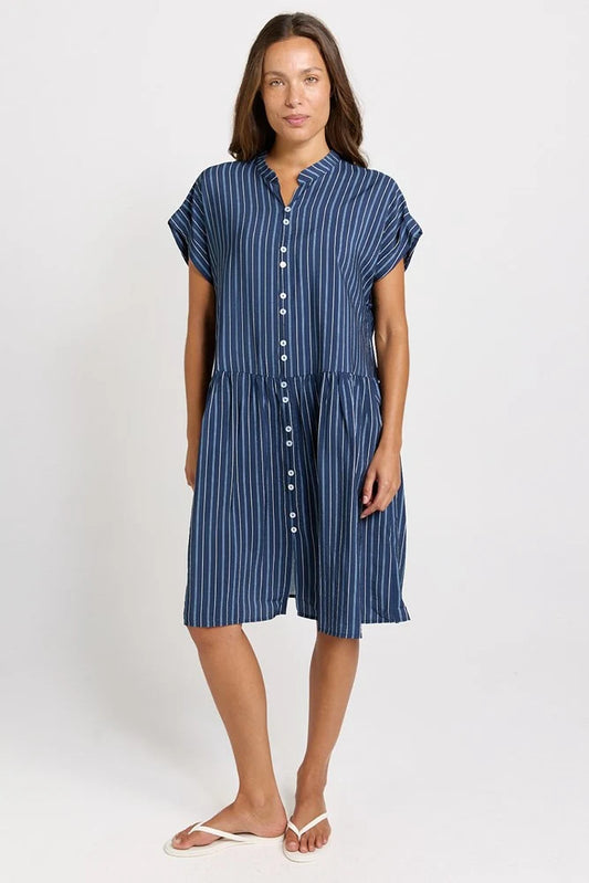 Sandy Dress Blue Stripe