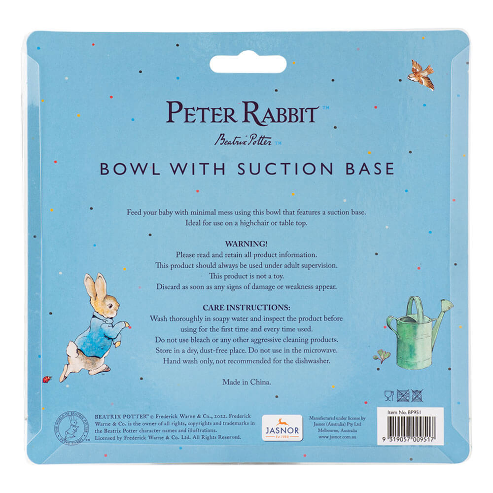 Peter Rabbit Bowl w/suction