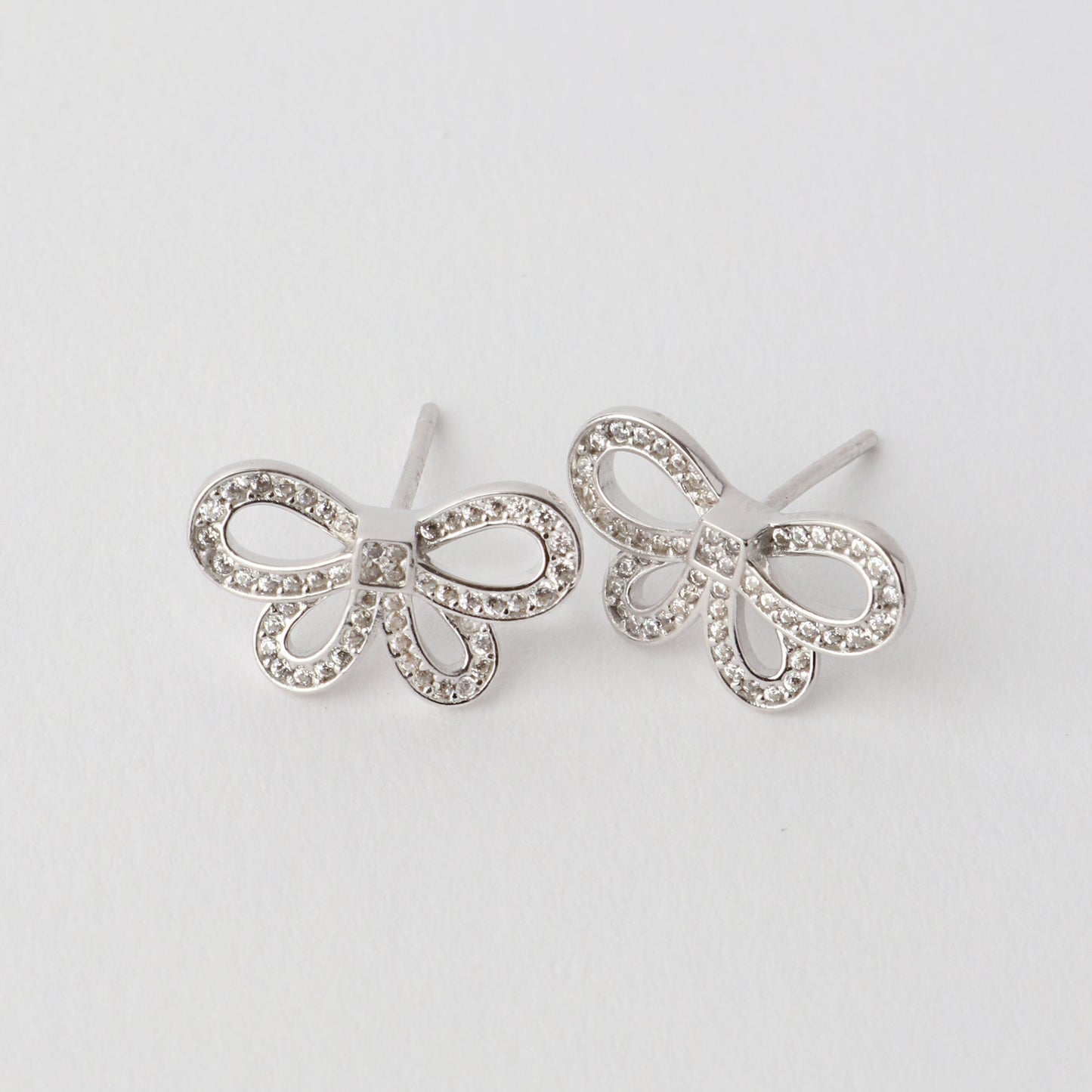 Barb CZ Earrings 925 S