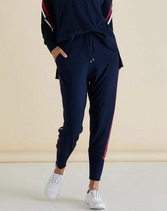 Aida Knit Pants - Navy