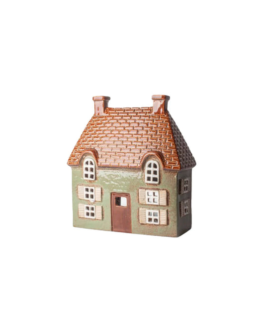 COTSWOLD TEALIGHT COTTAGE - SEAGREEN