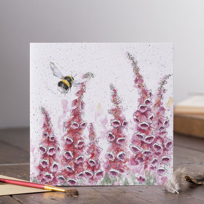 Wrendale 'A Cottage Garden' bee card