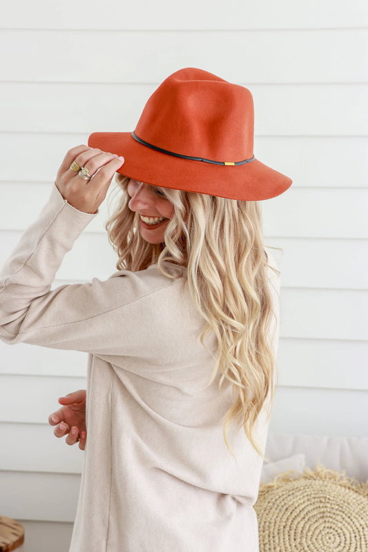 The Panama Hat | Terracotta