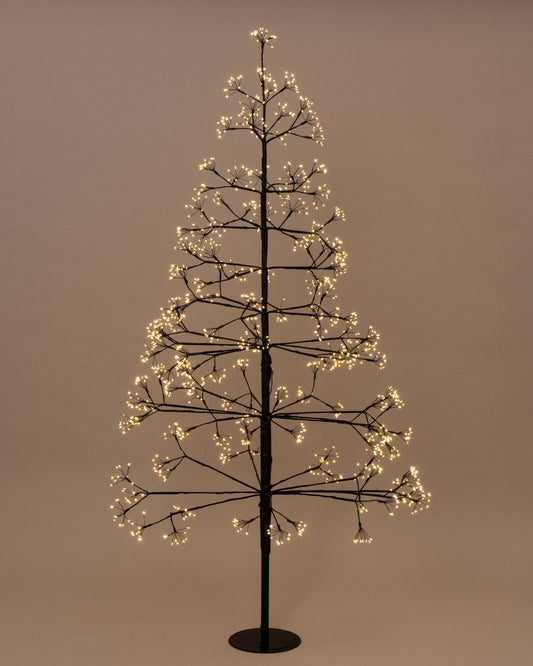 Medium (150cm) Black WW Frankfurt Starburst LED Tree