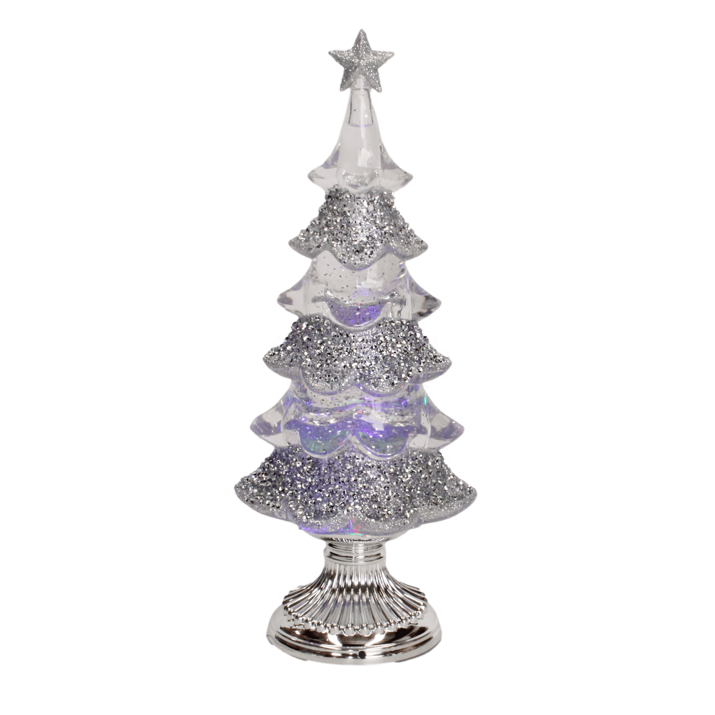 Silver Tree Lava Light