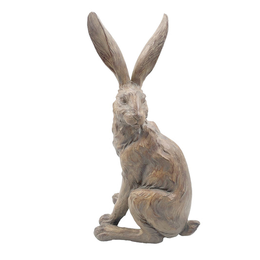 Country Hare Standing | Walnut