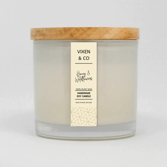 Vixen & Co Husky Candle | Honey & Wildflowers