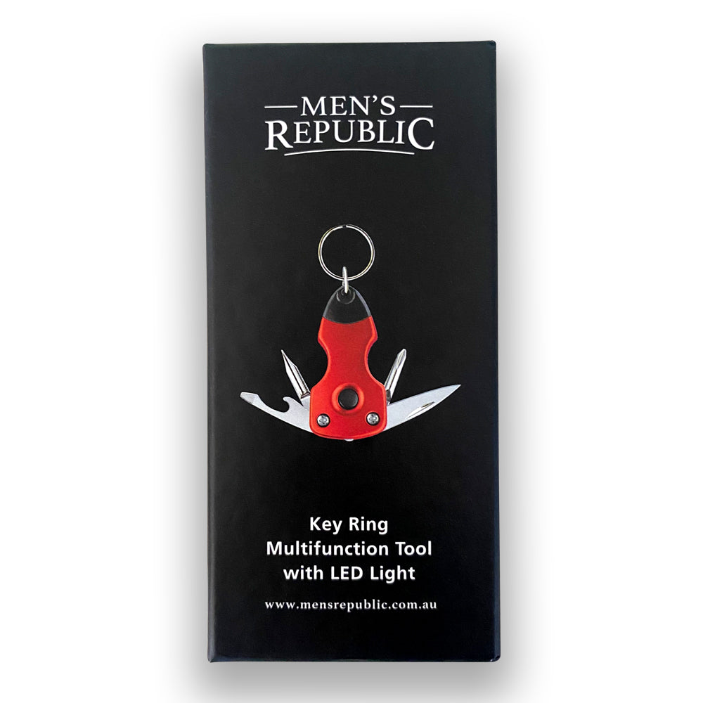 Men's Republic Key Ring Multi Tool - Red