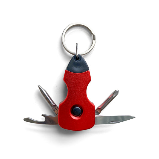 Men's Republic Key Ring Multi Tool - Red