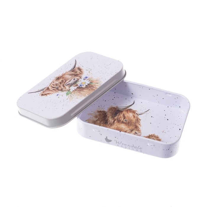 Wrendale 'Daisy Coo' Highland Cow Mini Gift Tin