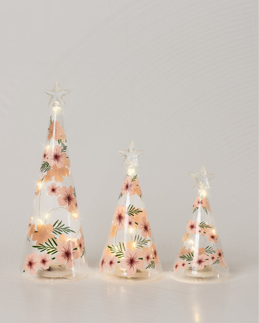 Clear Glass Cone Manuka Tree