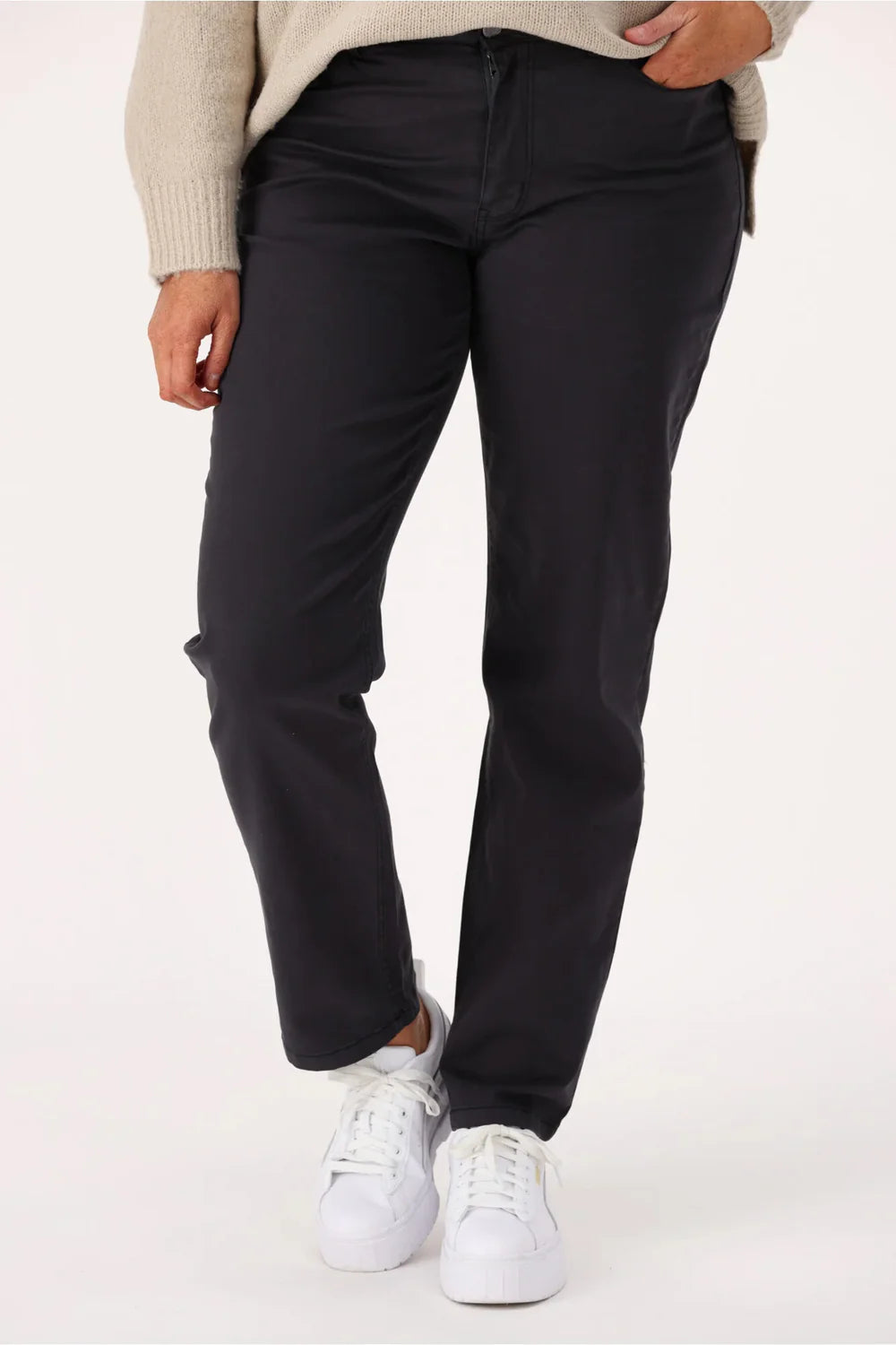 Betty Basics | Wynona Curve Jeans - Graphite