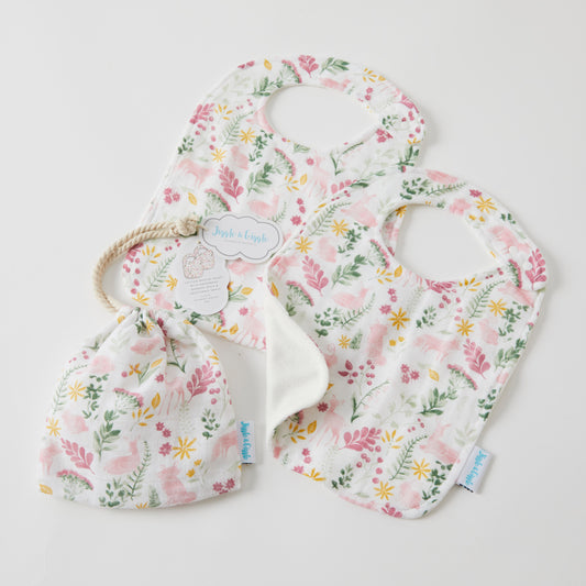 Muslin Bib 2 Pack | Earth Spirit