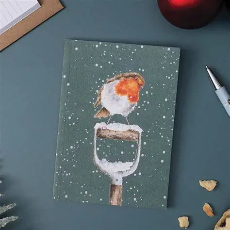 'A Little Red Robin' Robin A6 Paperback Notebook