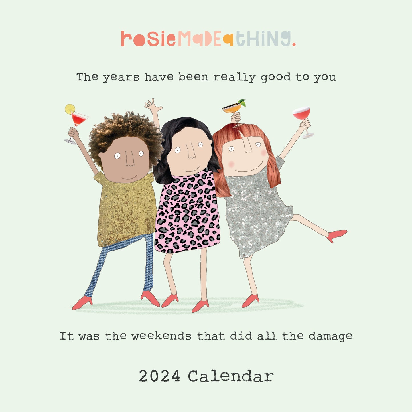 Rosie Made a Thing Square Calendar 2024