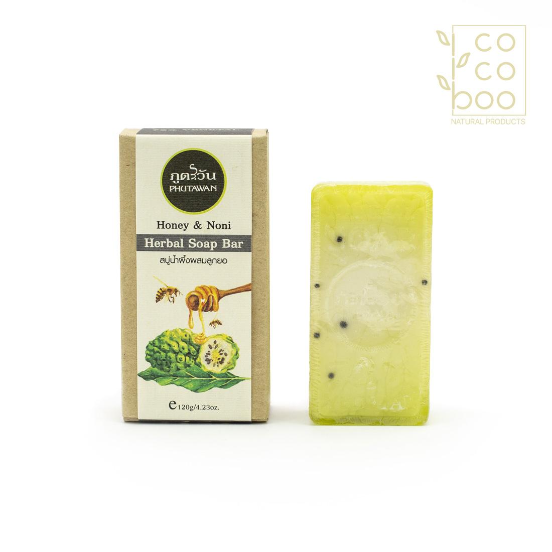 Herbal Soap Bar Honey And Noni